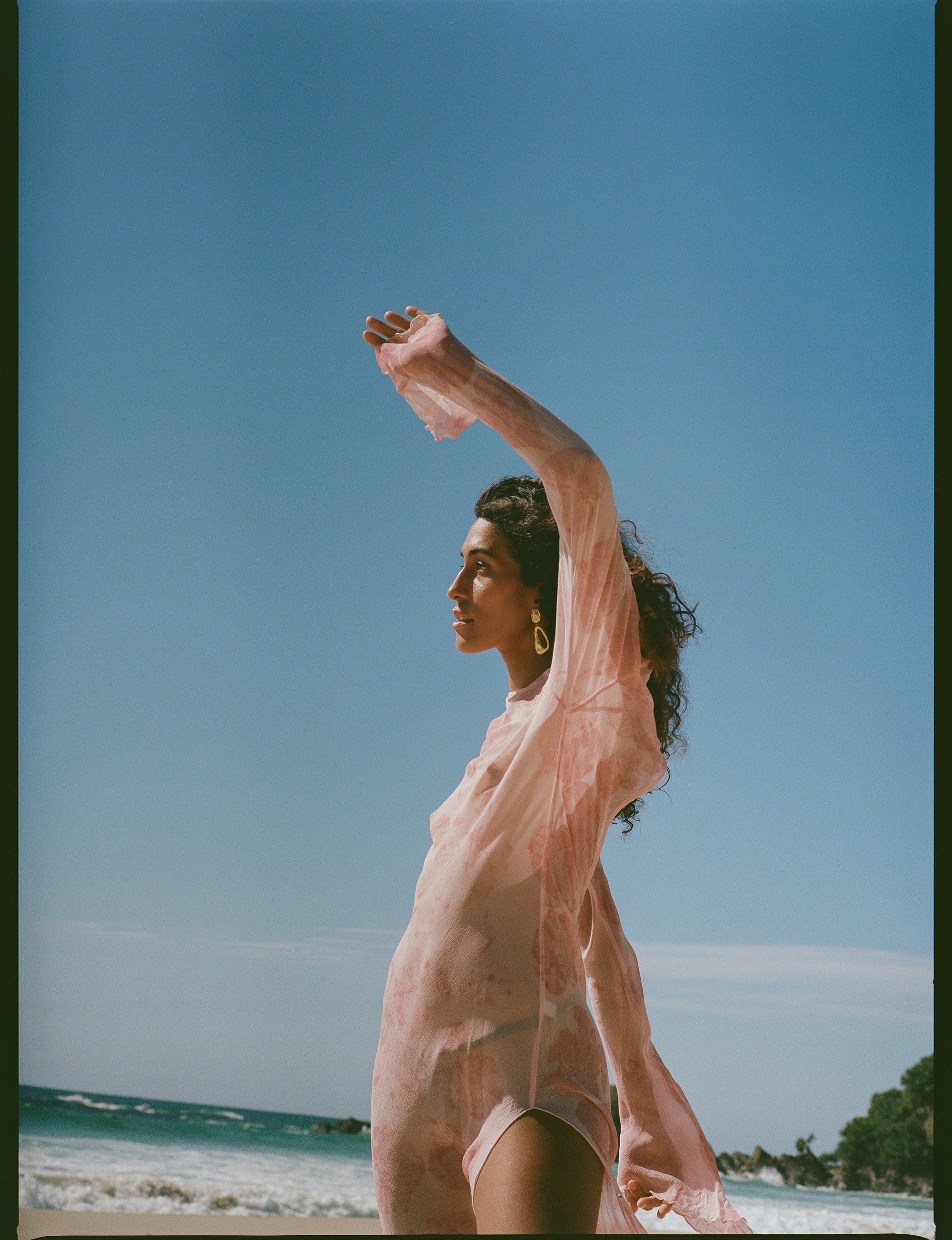 The Pink Leaf Dress