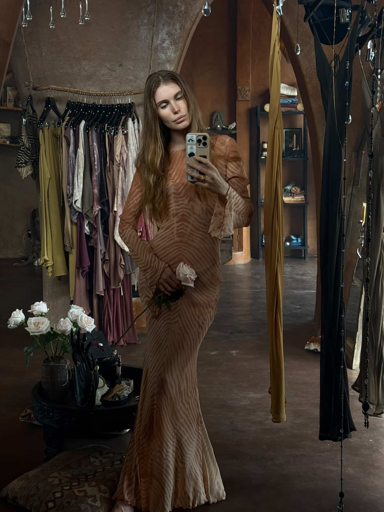 Dune Botanically Dyed Silk Dress