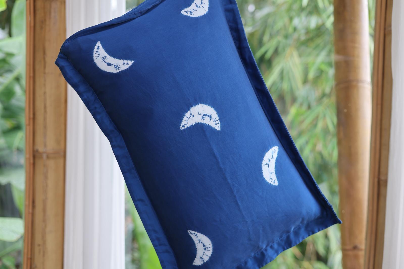 Indigo Moon Silk Pillowcase