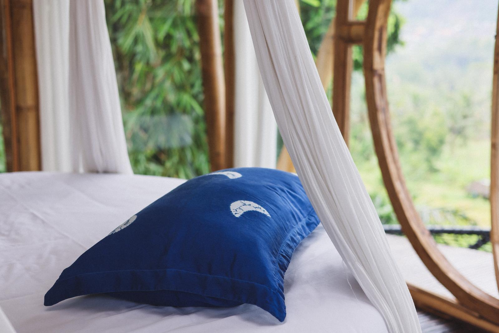 Indigo Moon Silk Pillowcase