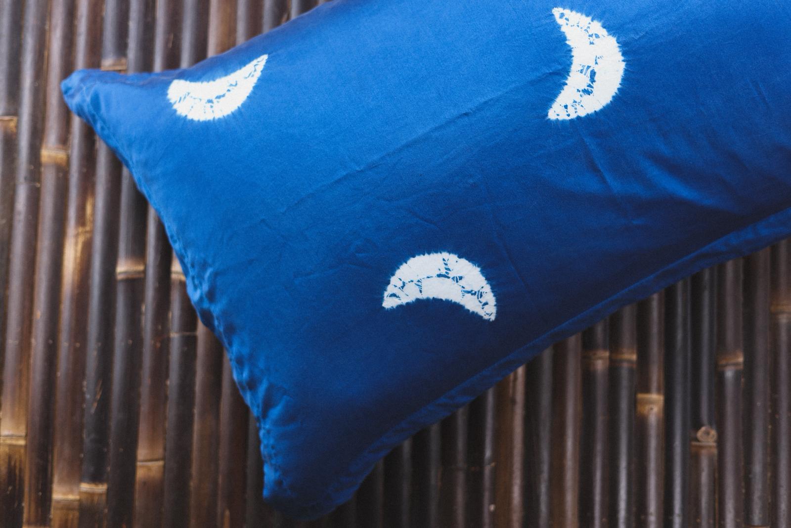 Indigo Moon Silk Pillowcase