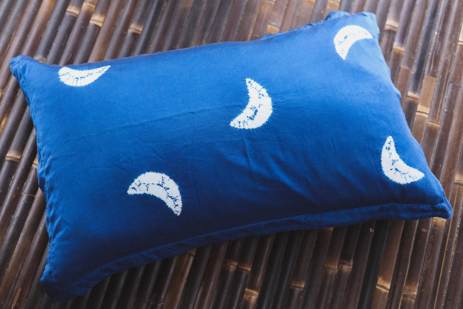 Indigo Moon Silk Pillowcase