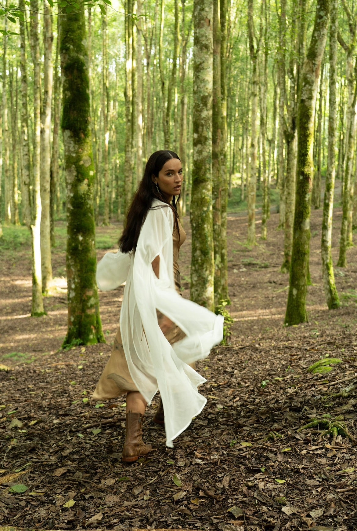 Wild Indigo Botanically Dyed Sheer Kimono
