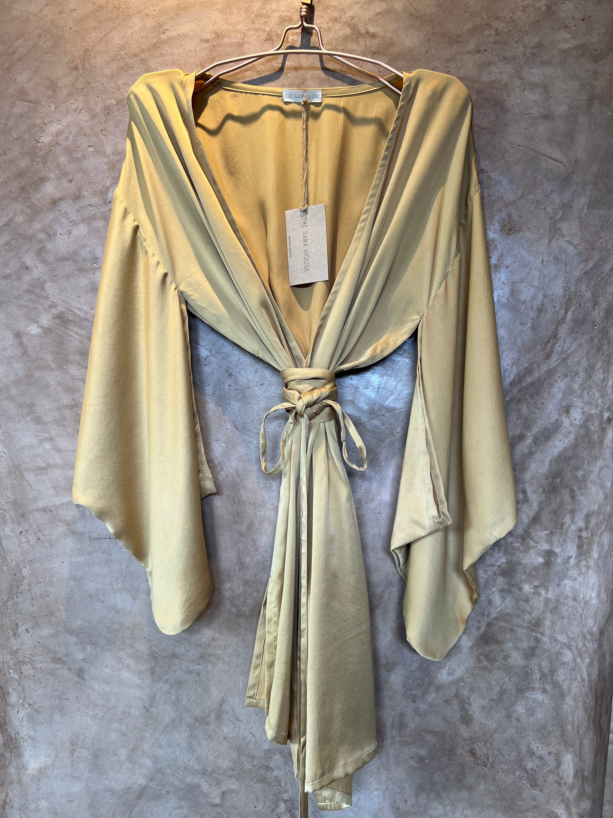 Solar Silk Botanically Dyed Kimono Mini