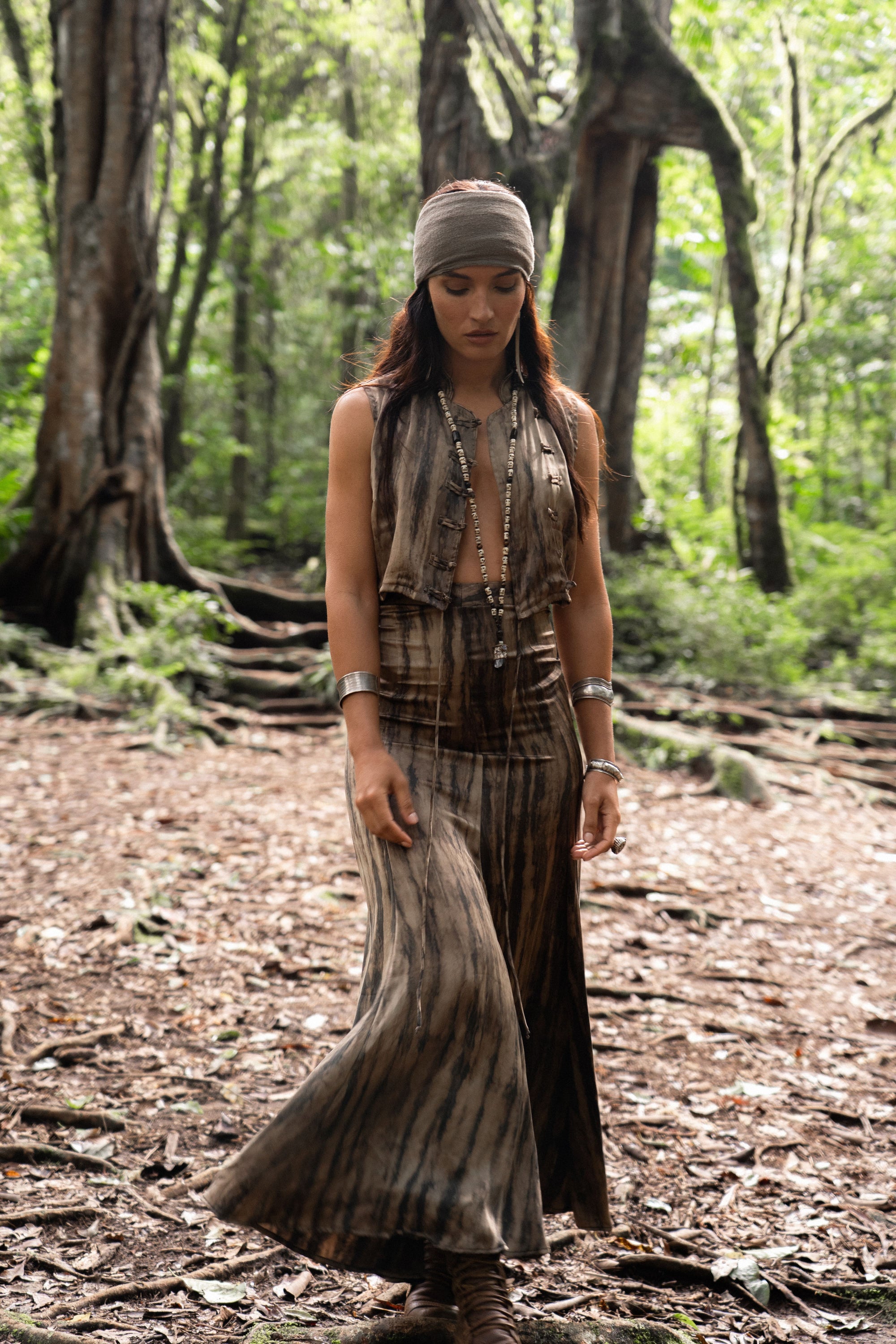 Serpent Silk Ritual Botanically Dyed Top