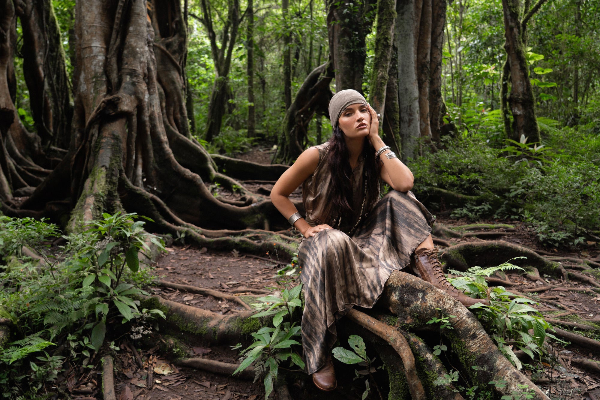 Moonshadow Botanically Dyed Skirt