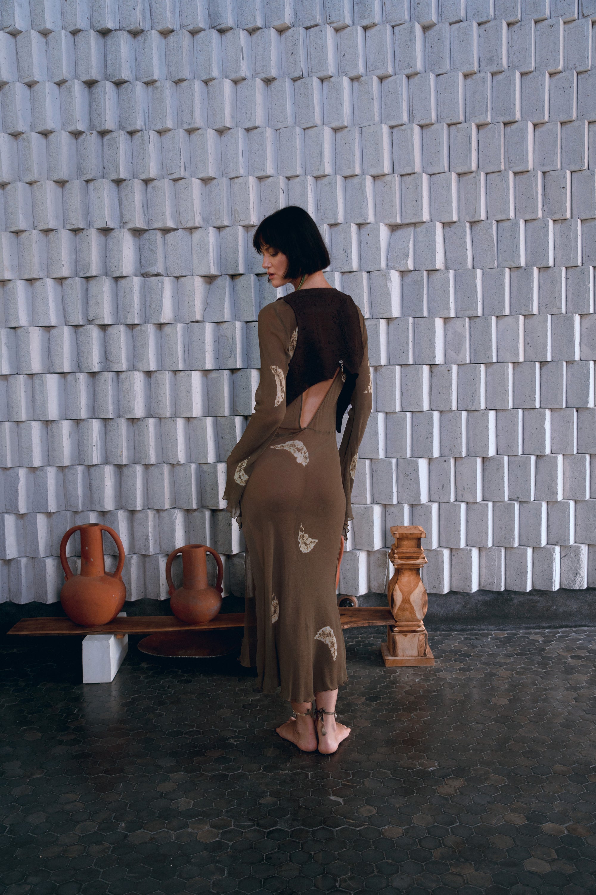 Tobacco Moon Dress
