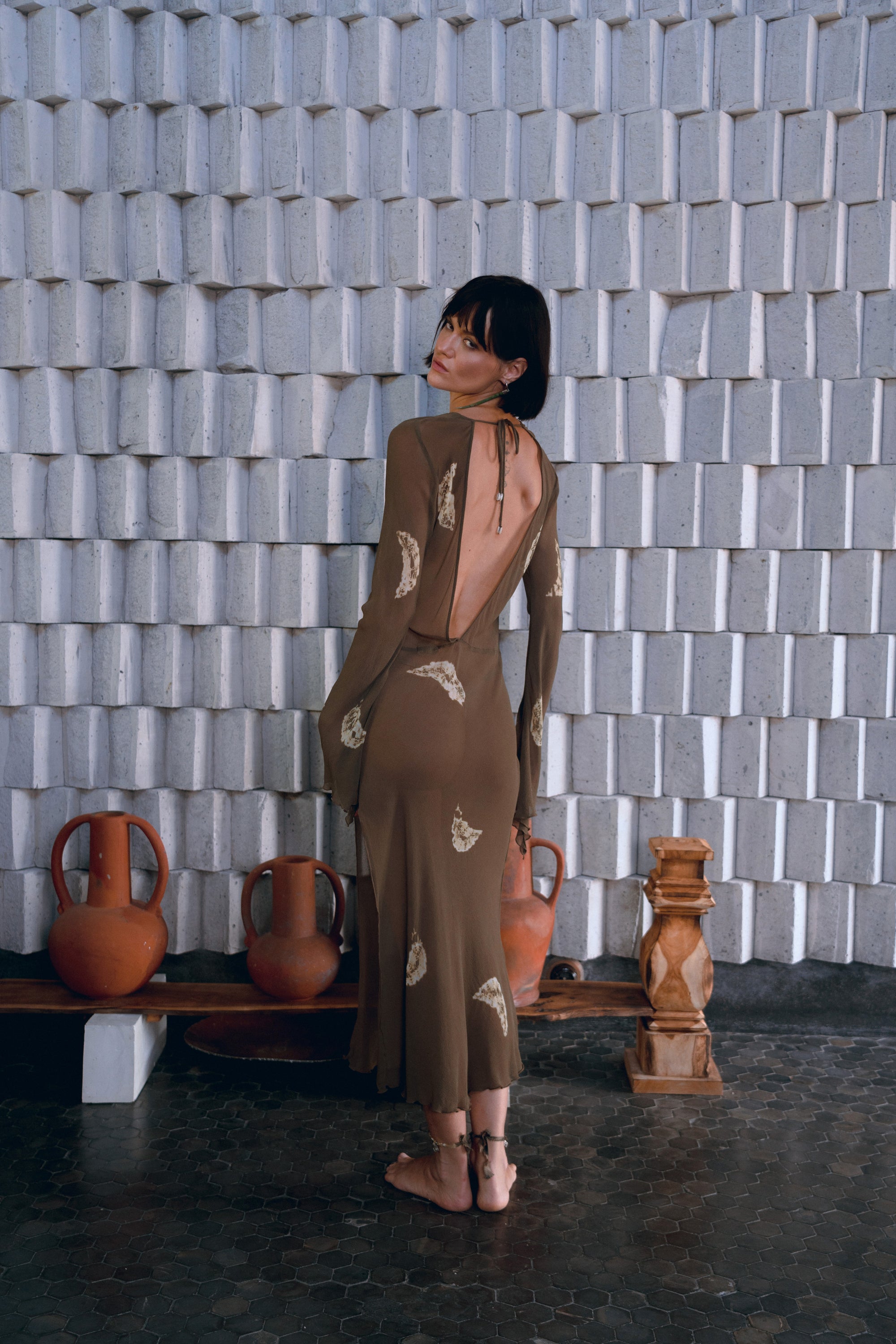 Tobacco Moon Dress