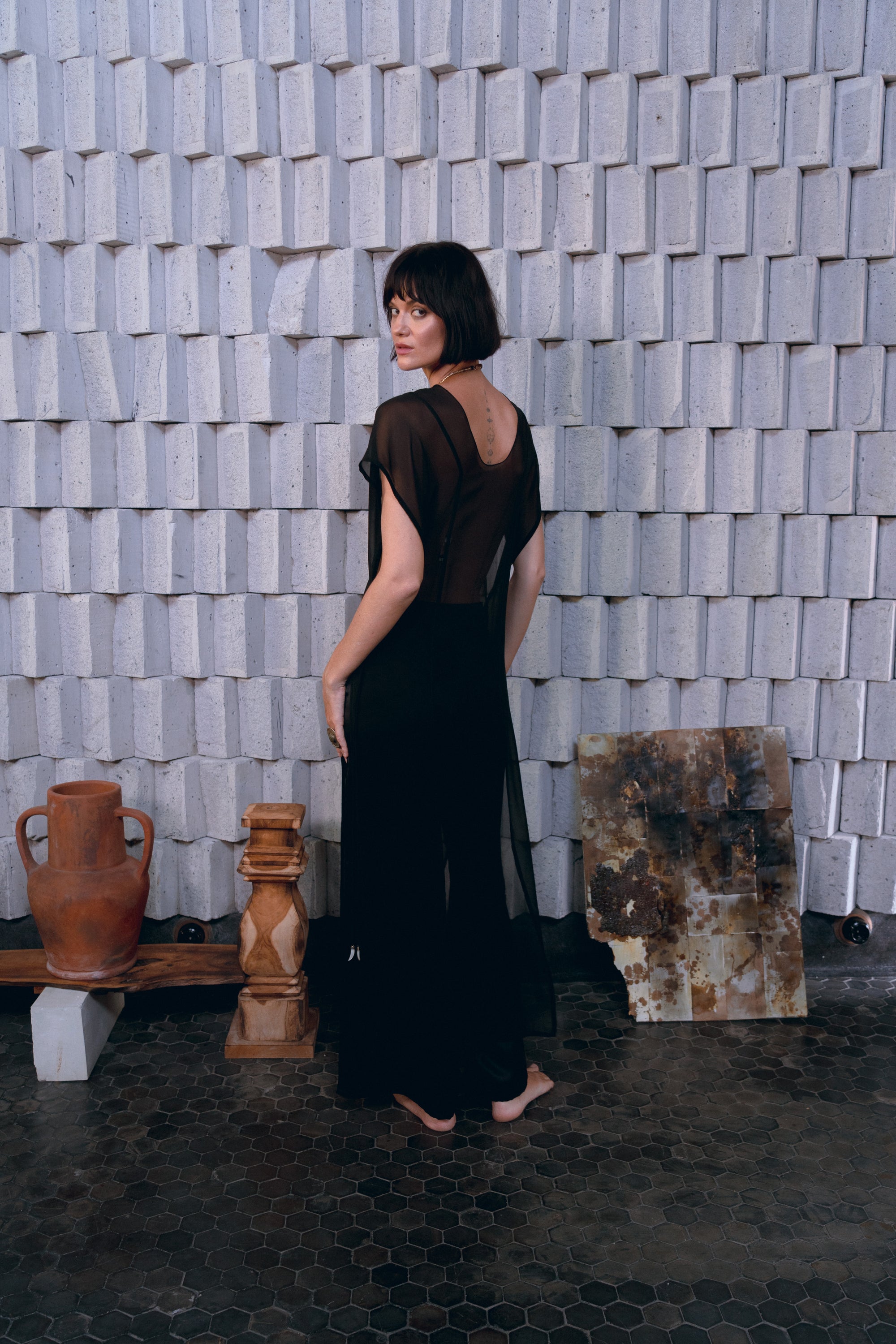 Mystic Silk Chiffon Lakshmi Dress
