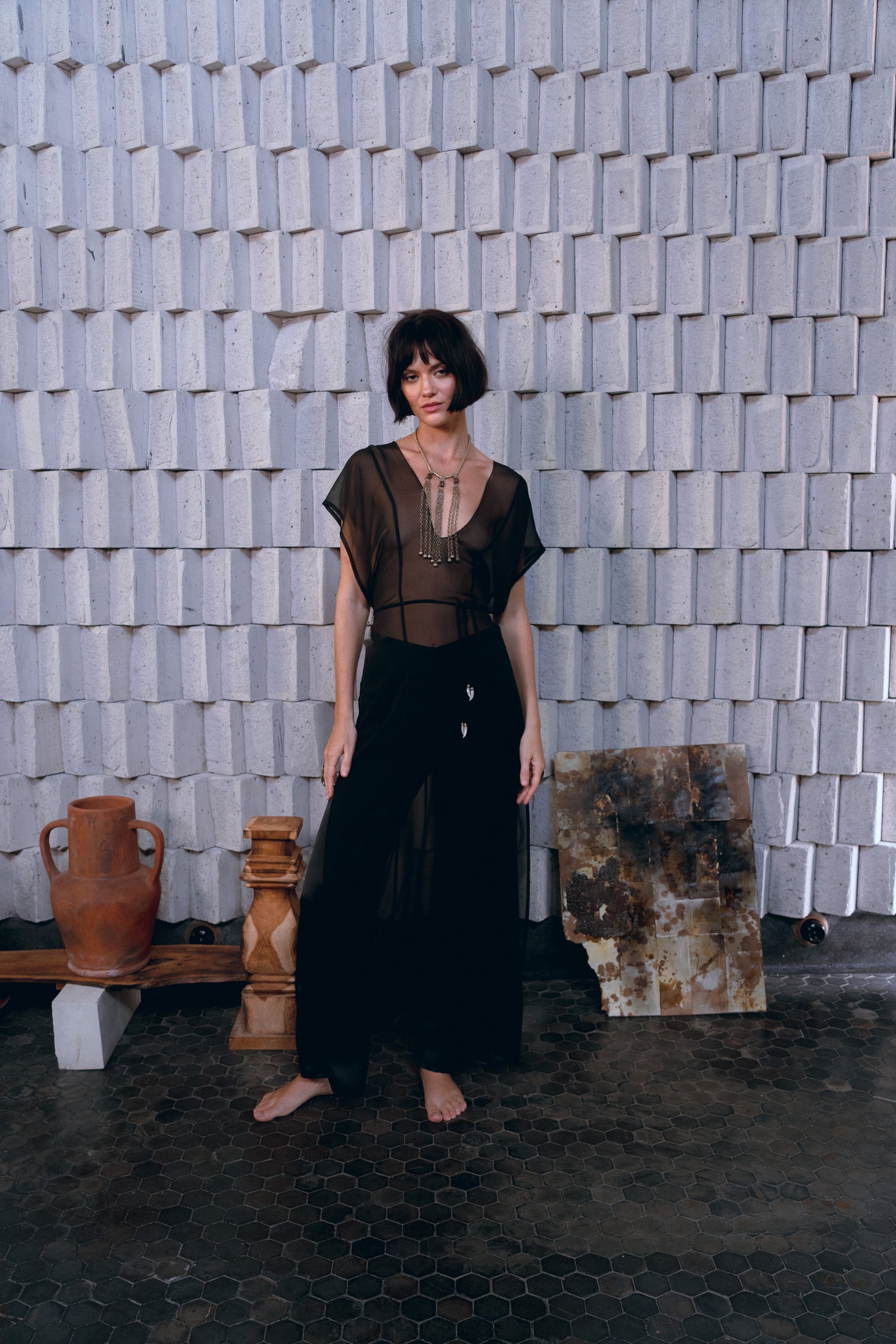 Mystic Silk Chiffon Lakshmi Dress