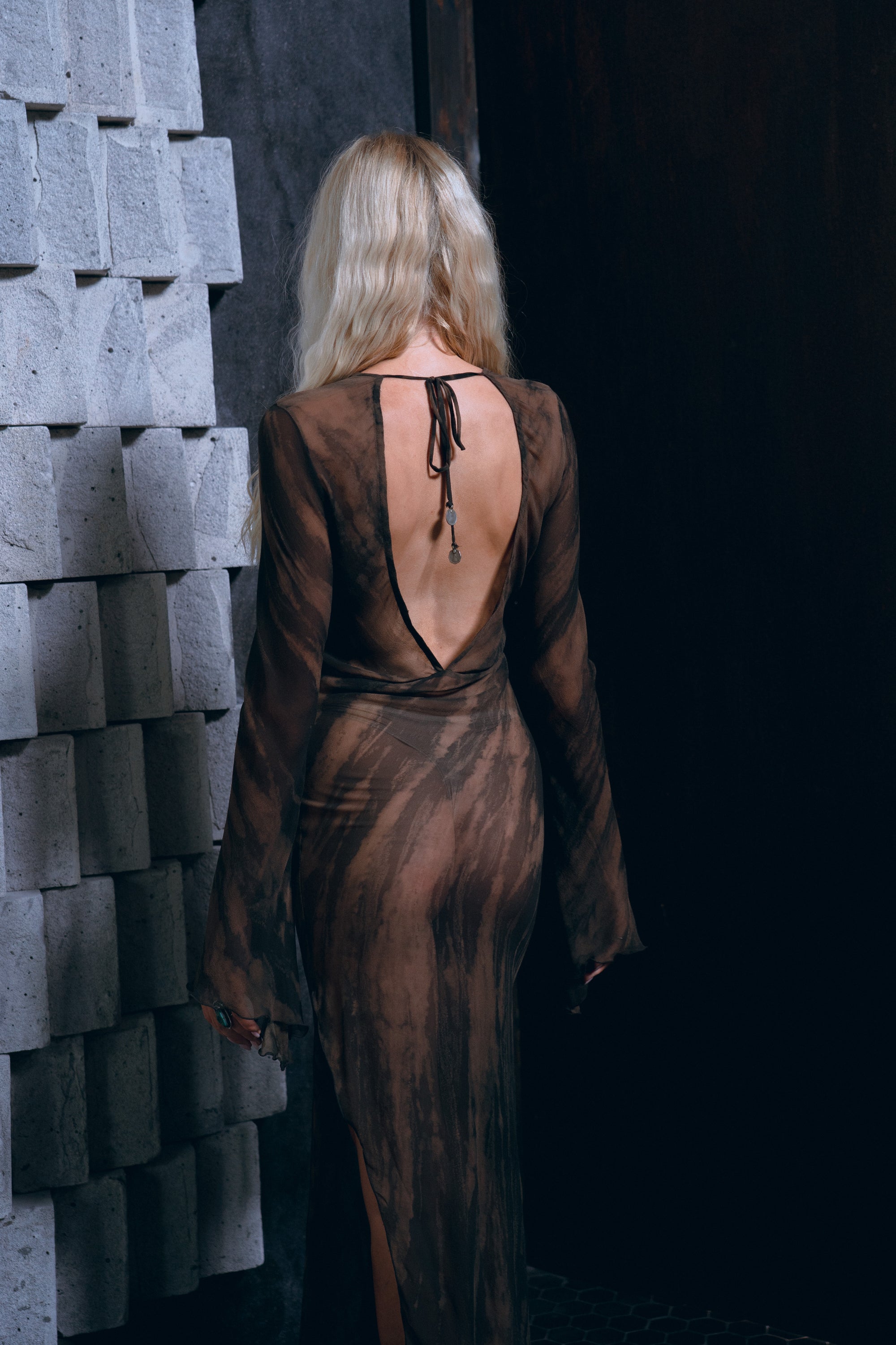 Shear Earth Botanically Dyed Dress