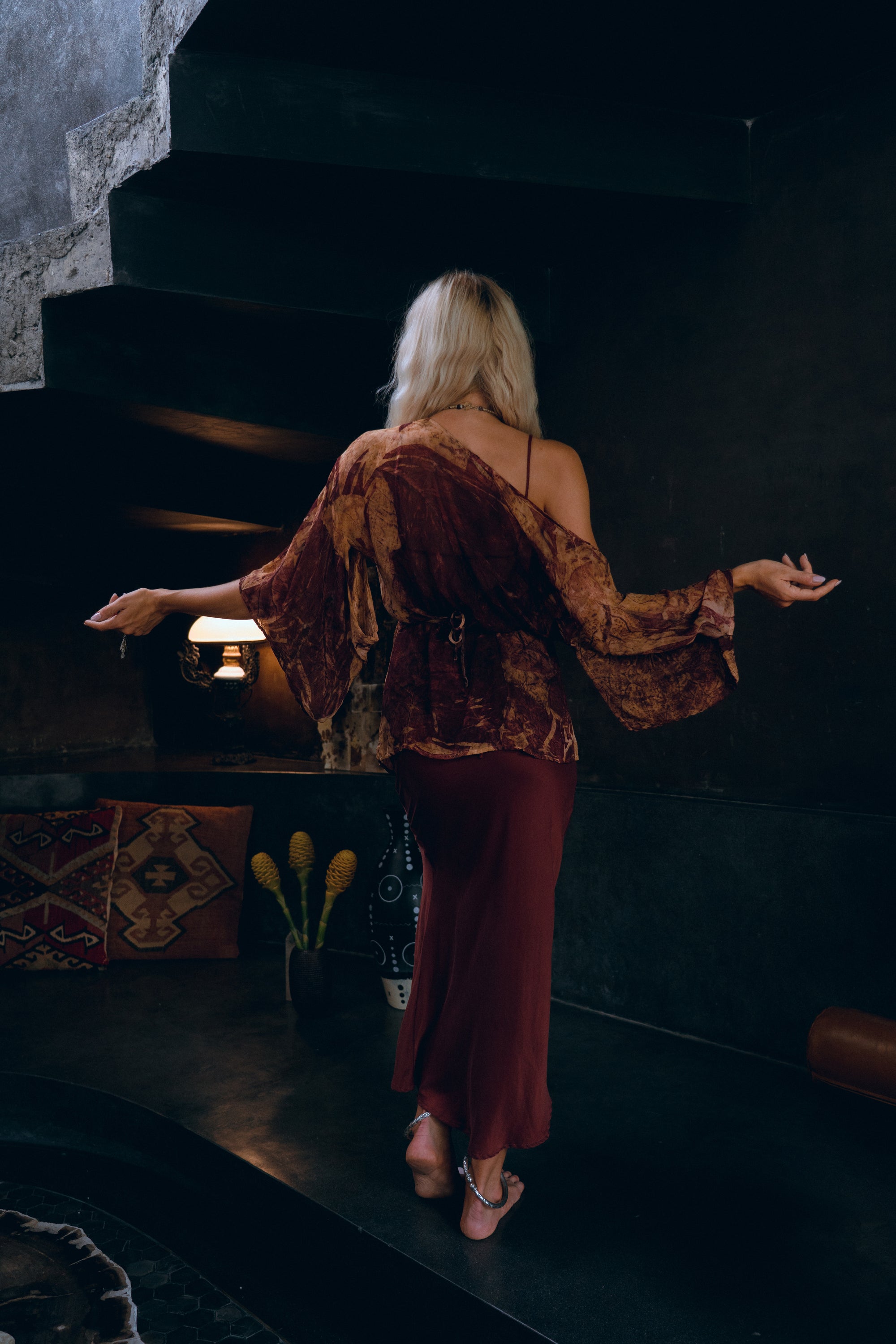 Alter Botanically Dyed Bias Slip