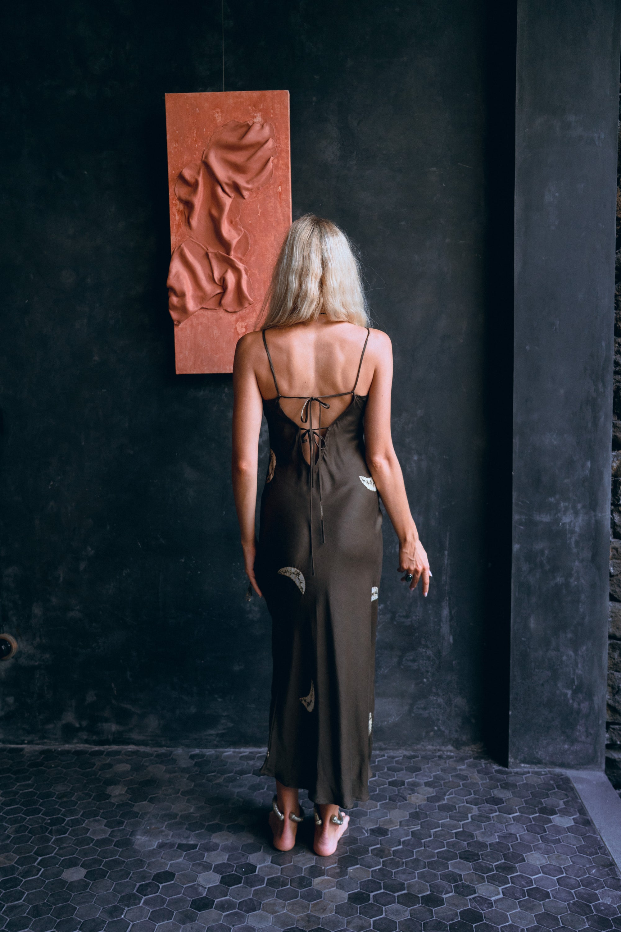 Tobacco Moon Slip Dress