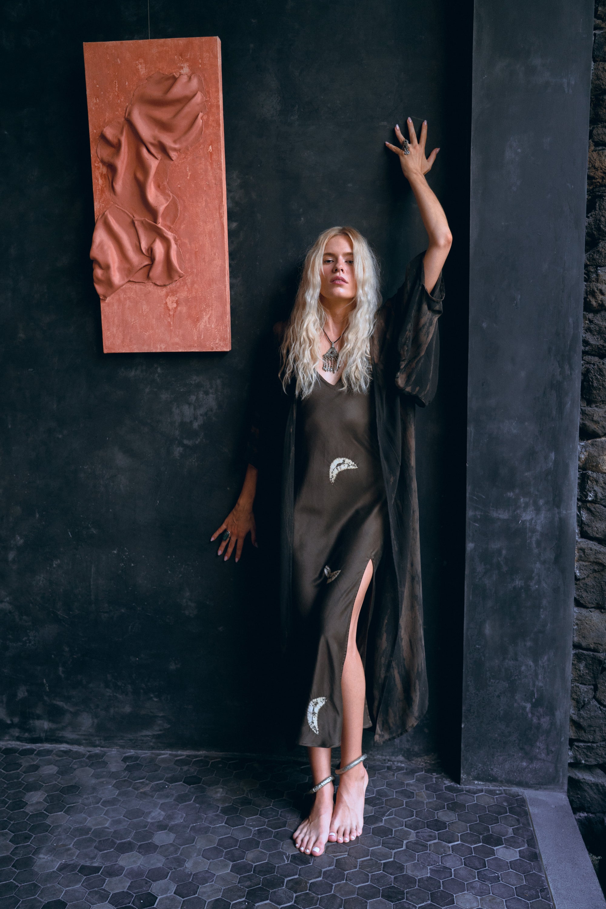 The Shadow Sheer Kimono
