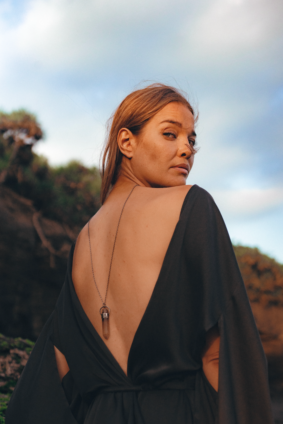 Obsidian Silk Kimono