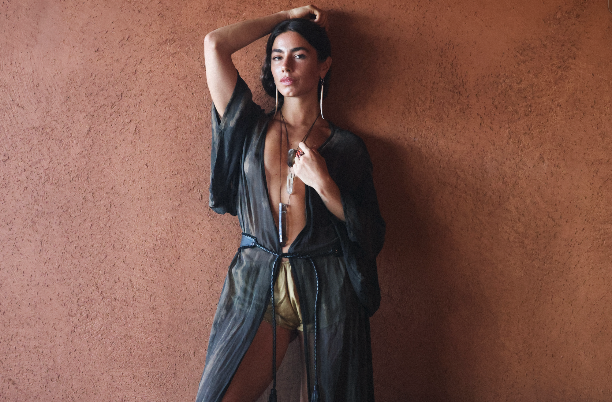 The Shadow Sheer Kimono