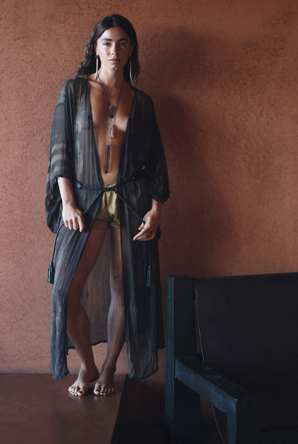 The Shadow Sheer Kimono